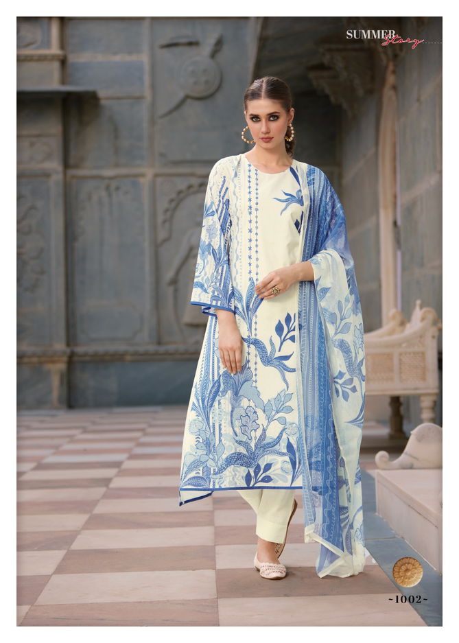 Splendor By Sadhana Khatli Work Printed Cotton Salwar Suits Wholesalers In Delhi